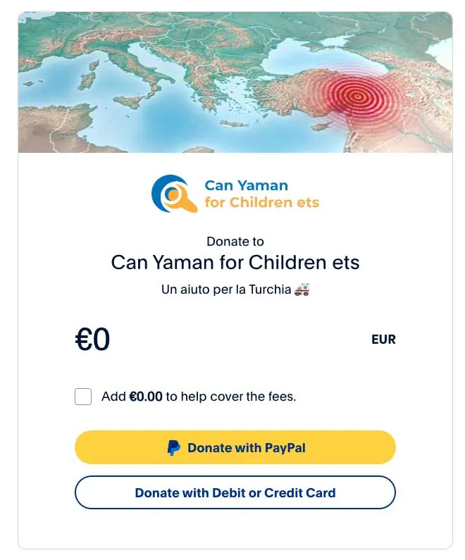 #CanYamanForChildren Association - Turkish Earthquake Appeal 
