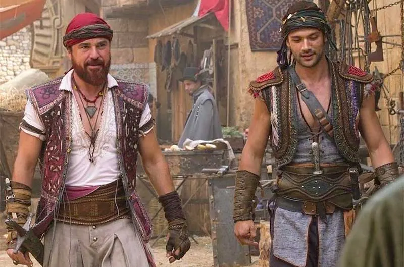 Caner Topçu gave his first serious test in acting with the character of İlya chief in the TV series Barbaroslar: Sword of the Mediterranean, played by Engin Altan Düzyatan.