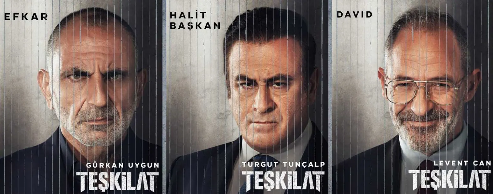 Gürkan Uygun (Efkar Baba), Turgut Tunçalp (Halit Başkan), Levent Can (David Hartley)