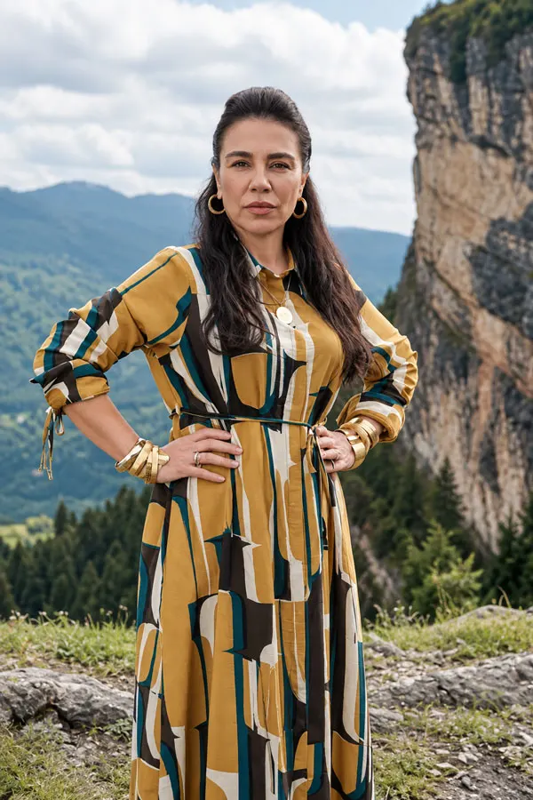 Yeşim Ceren Bozoğlu dans le rôle de Zarife Furtuna