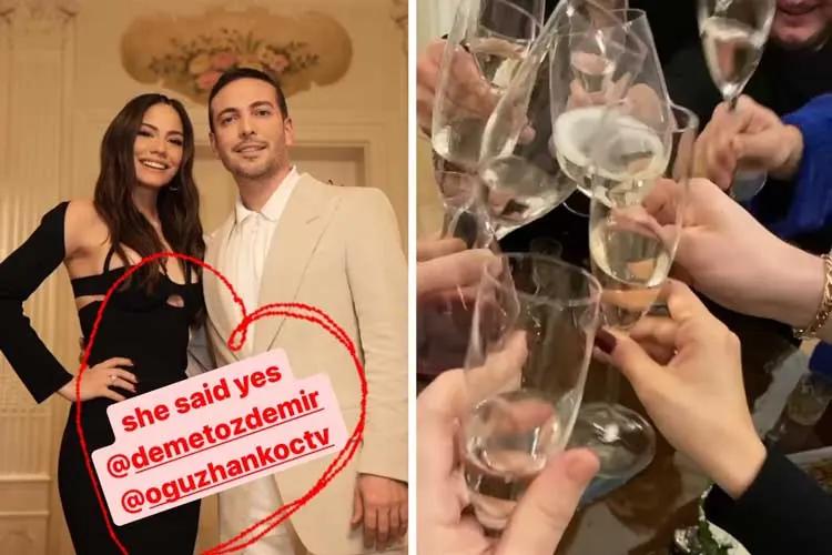 Demet Özdemir said yes to Oğuzhan Koç.