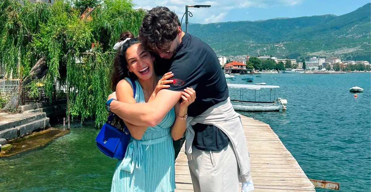 Ebru Şahin and Cedi Osman - Ohri Lake