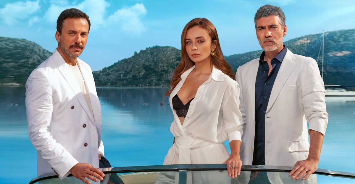 What kind of series is Maviye Sürgün? Who is in the cast of Maviye Sürgün?