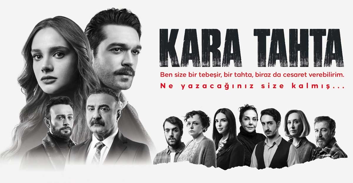 What kind of series is Kara Tahta? Who is in the cast of Kara Tahta?